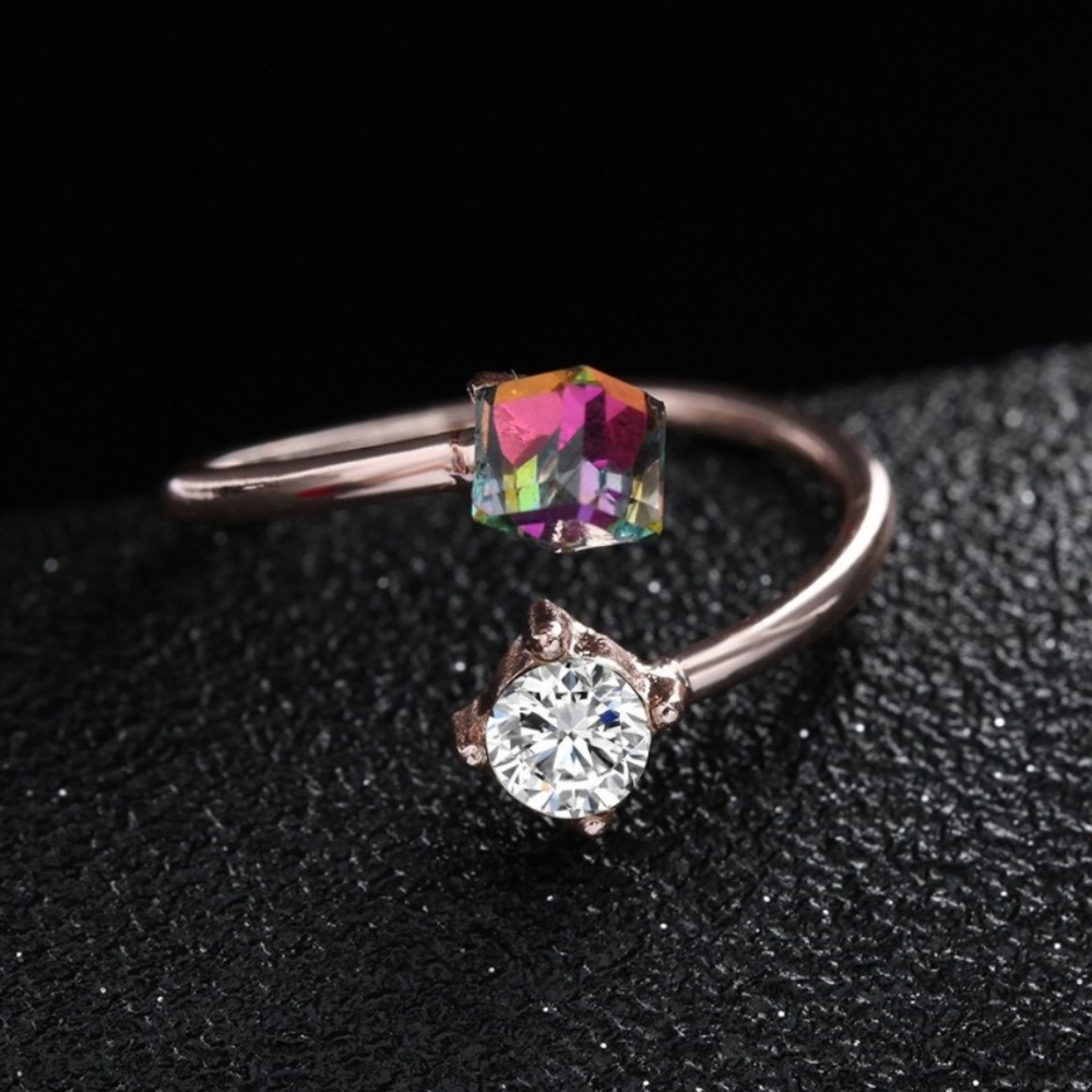 Ring - Ring of Rainbows & Gold Adjustable - Picture 5 of 8